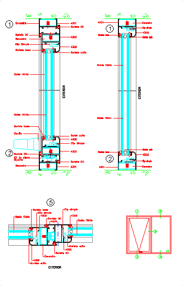 Ventana proyectante