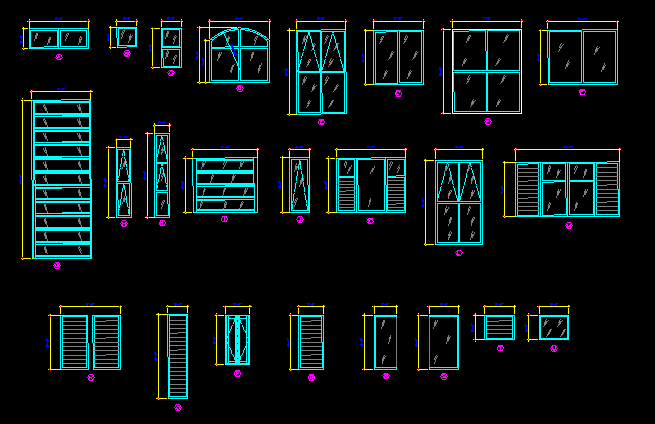 Elevaciones de ventanas