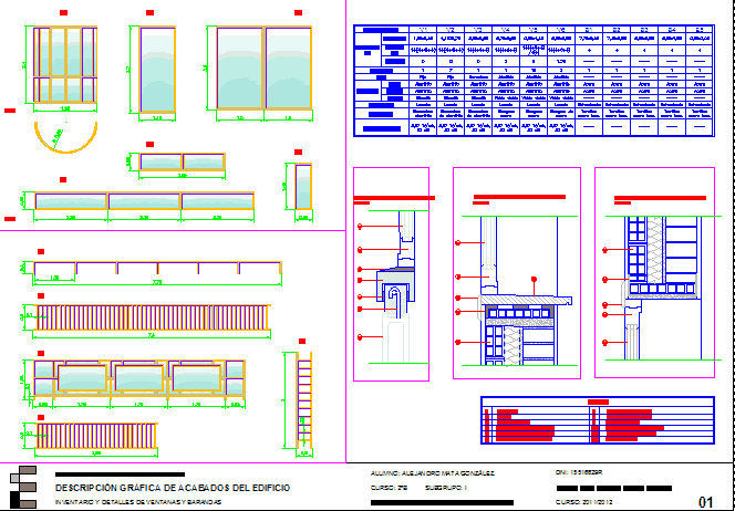 Memoria de carpinteria ventanas - detalles de ejecucion