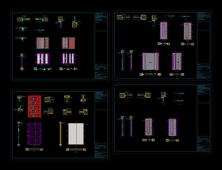 Ventanas - puertas detalles