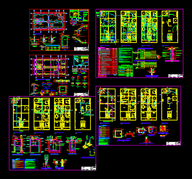 Plano vivienda multifamiliar