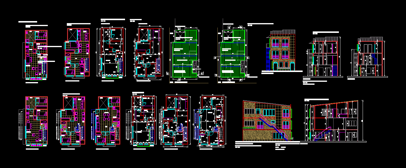 Vivienda multifamiliar 3 plantas