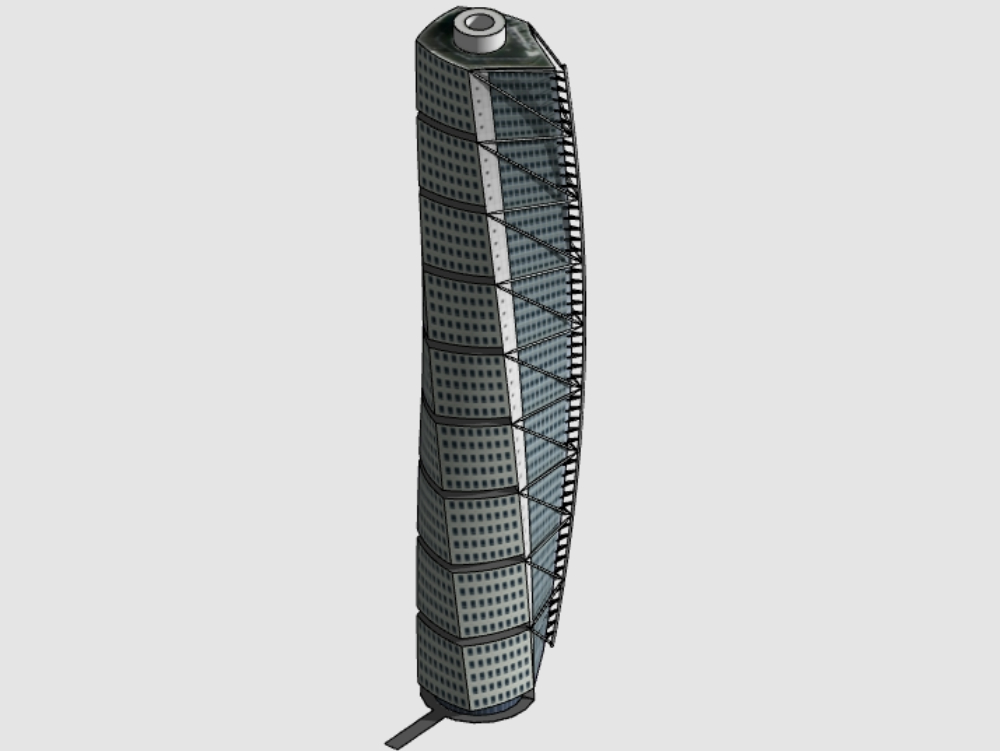 Modelado 3D del Turning Torso