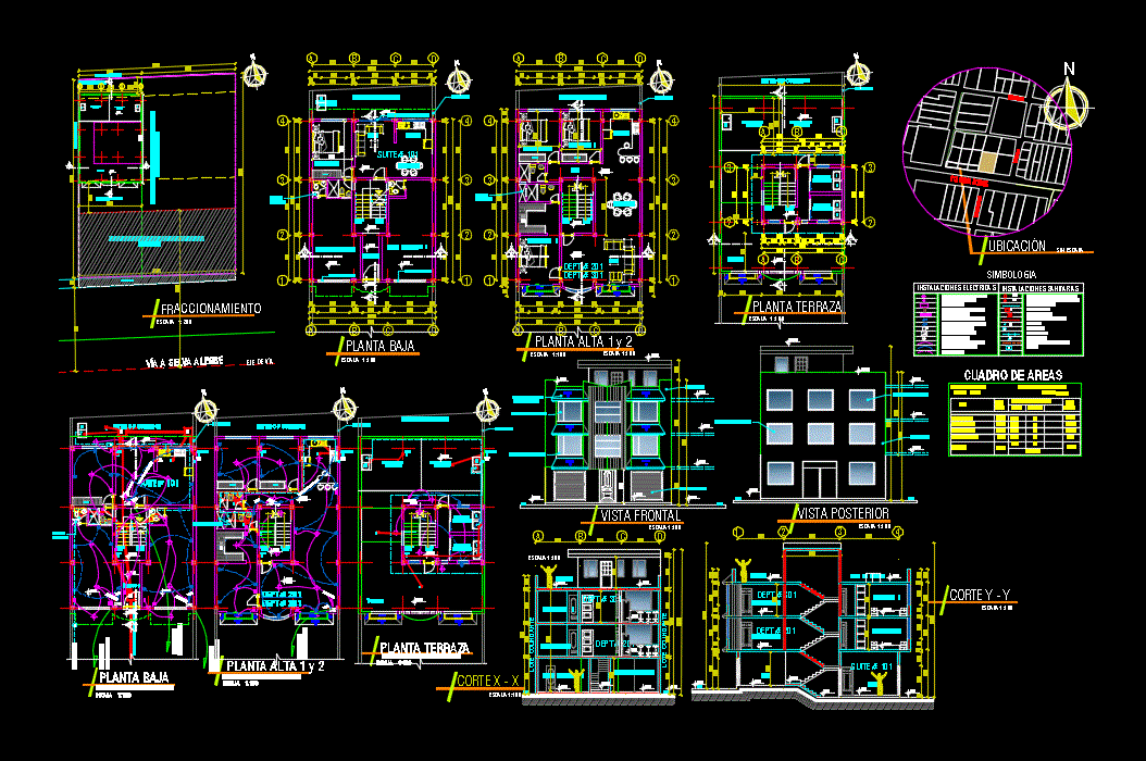 Proyecto multifamiliar con detalles integrales