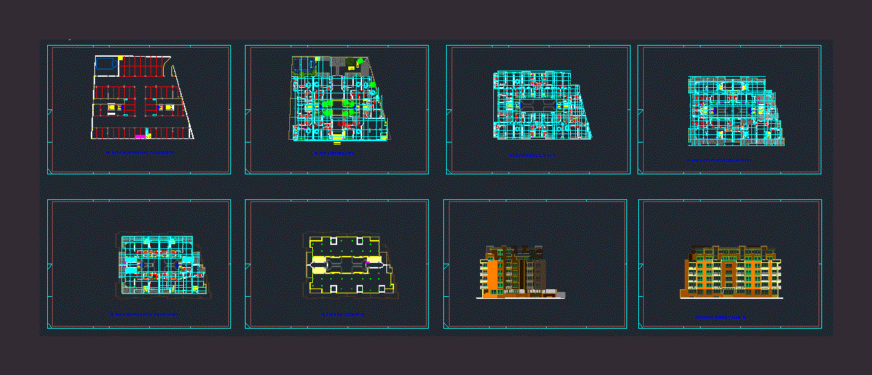 Proyecto edificio terraza