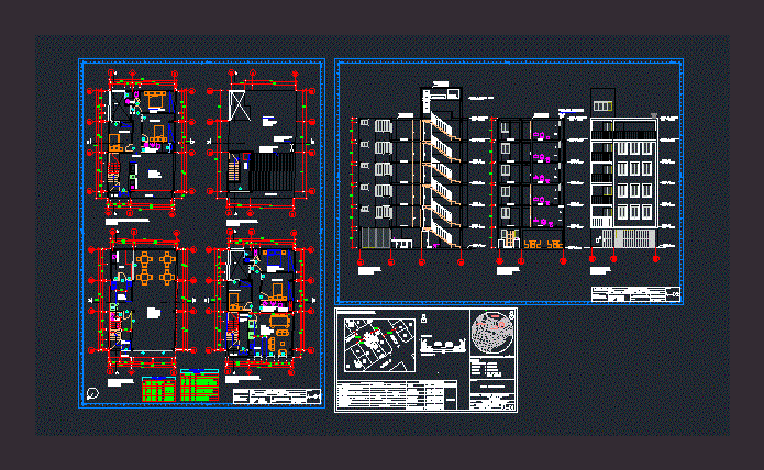 Edificio multifamiliar de 6 pisos