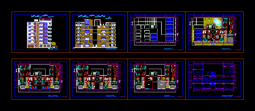 Edificio multifamiliar flat y duplex