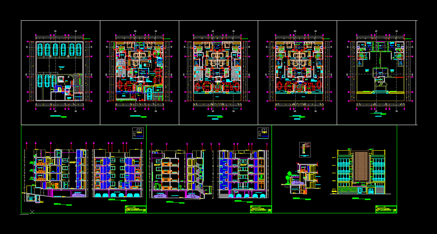 Edificio multifamiliar 4 pisos