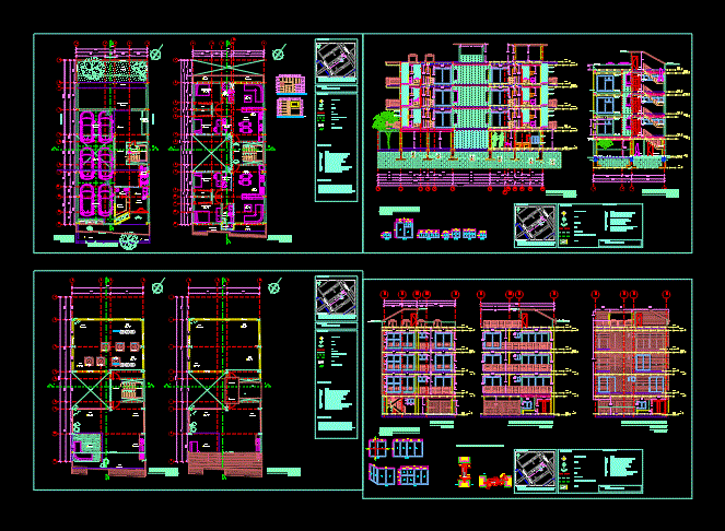 Edificio de departamentos 3 niveles