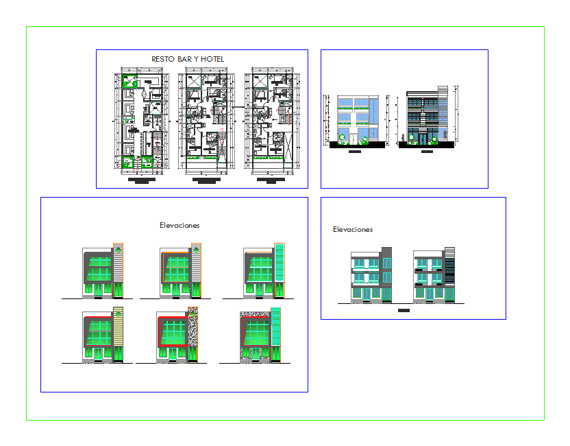 Resto bar - edificio de departamentos