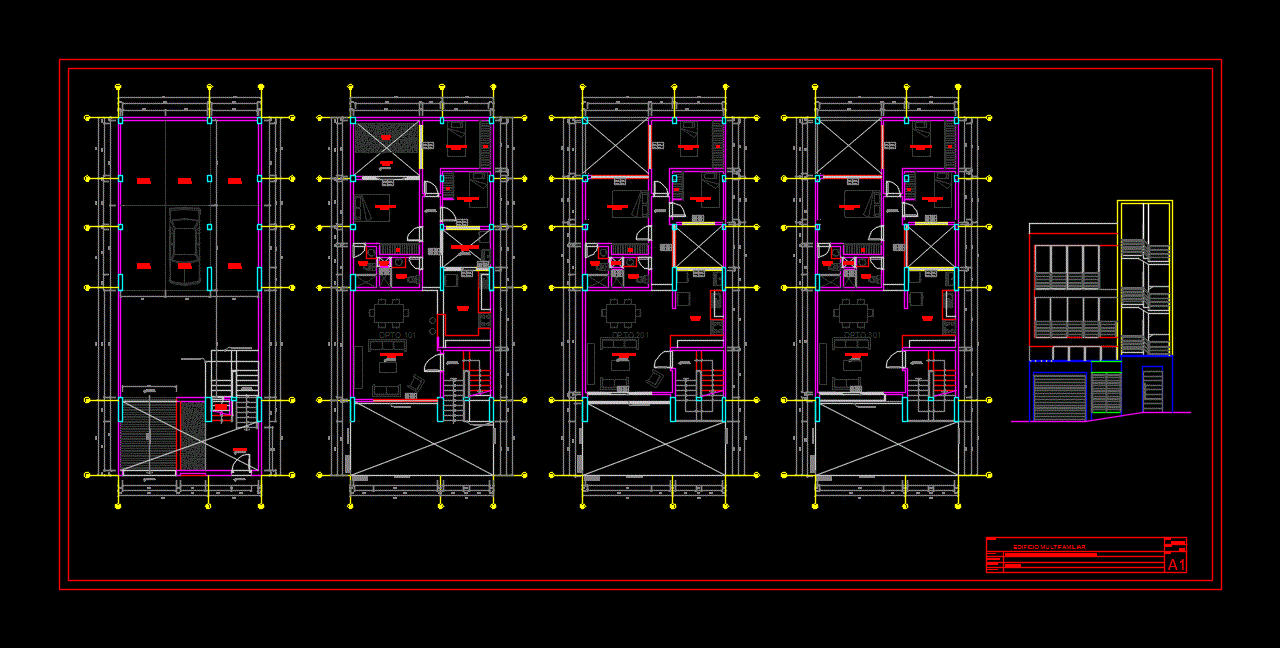 Vivienda multifamiliar 3 pisos