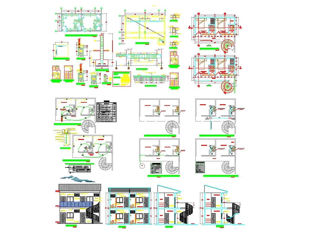 Diseno Completo de Condominio en DWG 14 Diseno Completo de Condominio en DWG