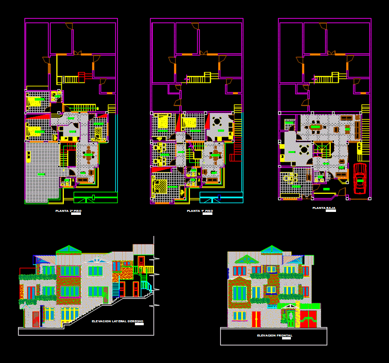 Vivienda multifamiliar en desnivel