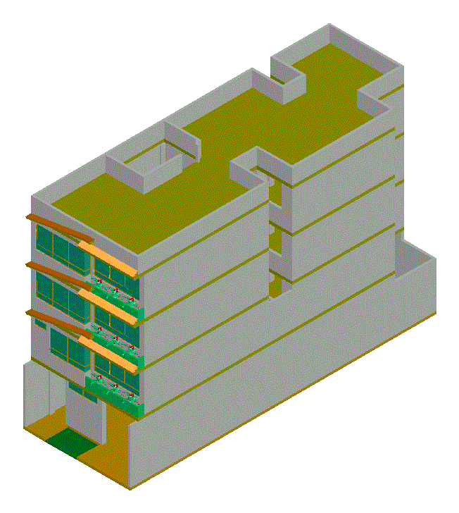 3d vivienda multifamiliar