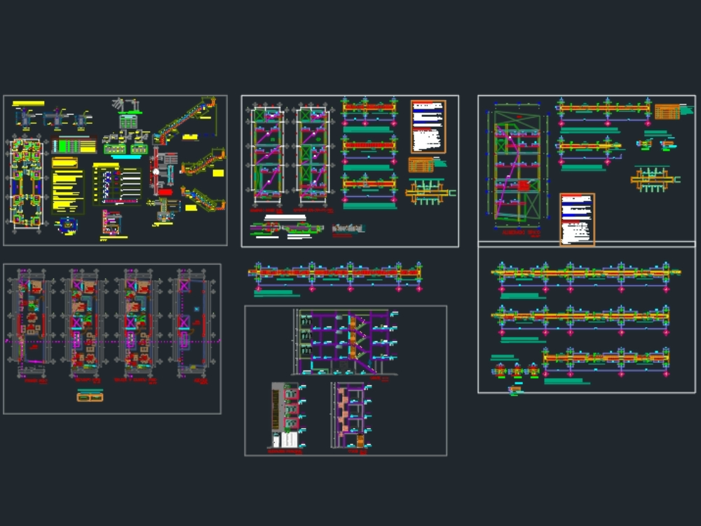 Proyecto Completo de Edificio de Departamentos 28 Proyecto Completo de Edificio de Departamentos