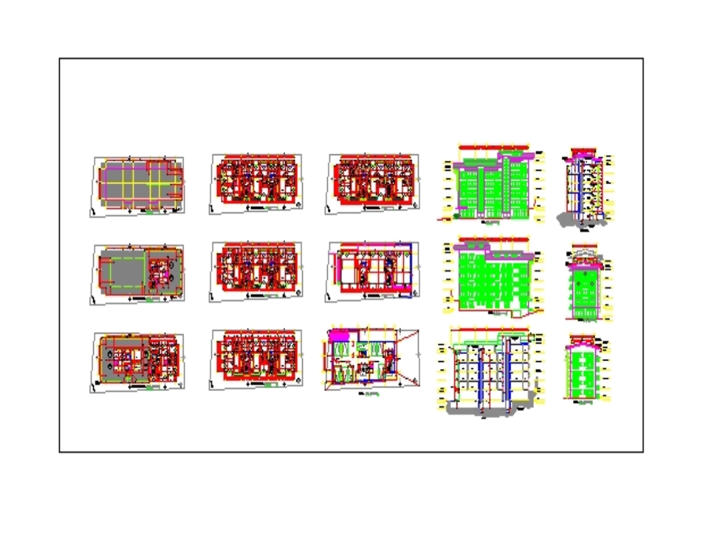 Cinco pisos construyendo apartamento bhutaneses