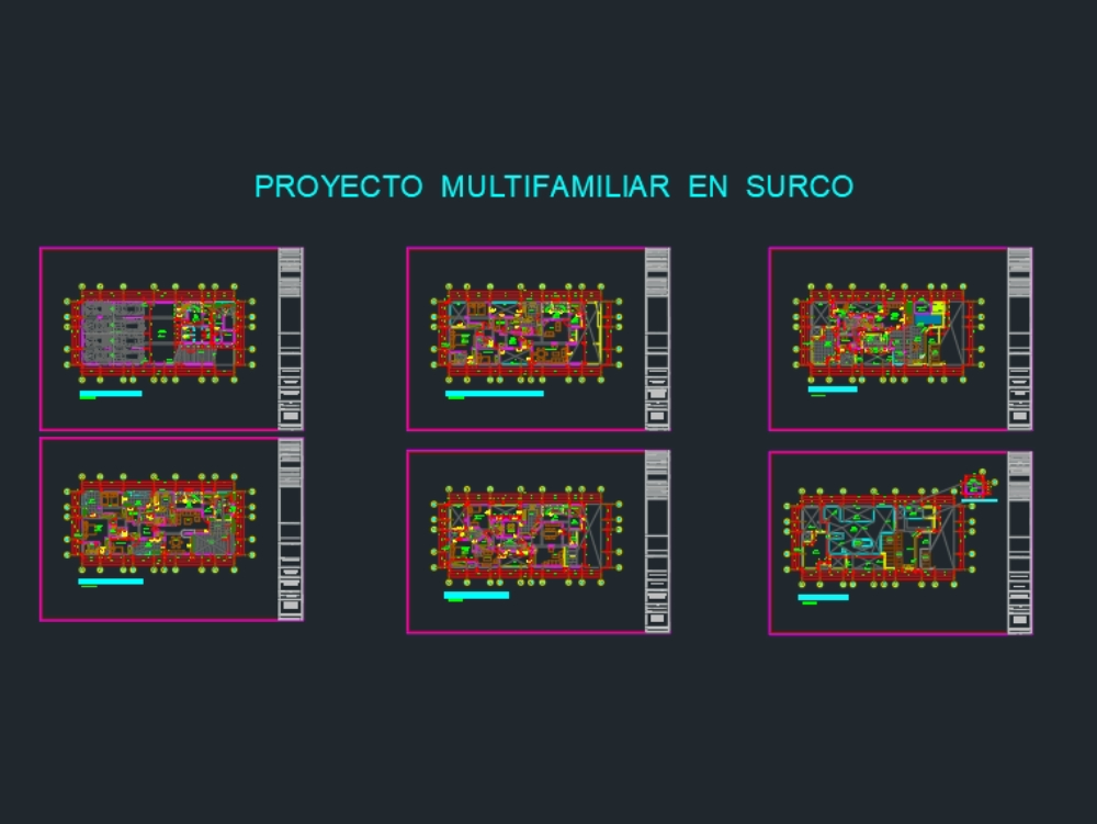 Vivienda multifamiliar 5 pisos