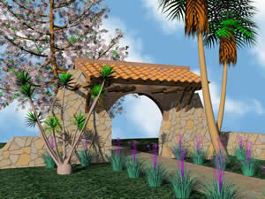 Porton de Acceso con Encanto Natural