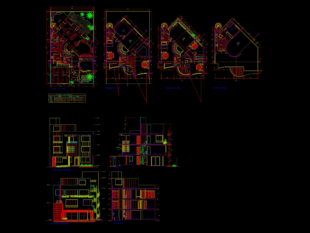 Diseno Moderno de Vivienda Bifamiliar