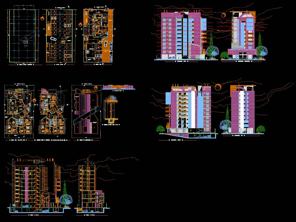 Complejo Comercial-Residencial Moderno 20 Complejo Comercial-Residencial Moderno