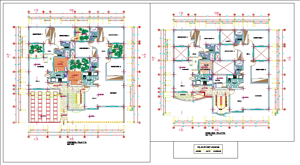 Edificio multifamiliar - tres niveles