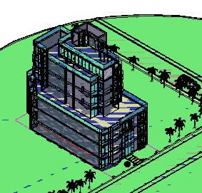 Vivienda multifamiliar 3d