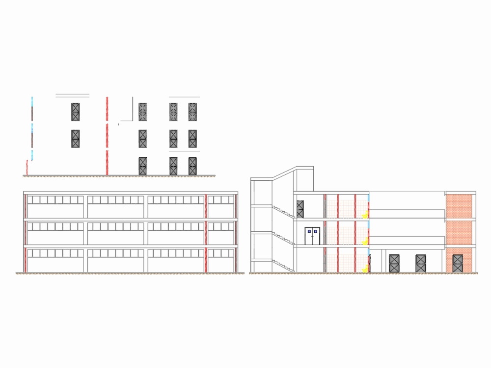 Plano Completo de Edificio Administrativo 12 Plano Completo de Edificio Administrativo