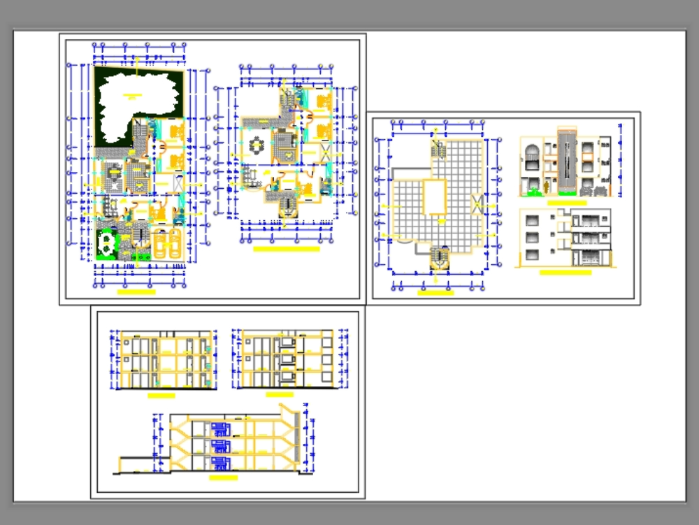 Planos de Vivienda Multifamiliar 3D
