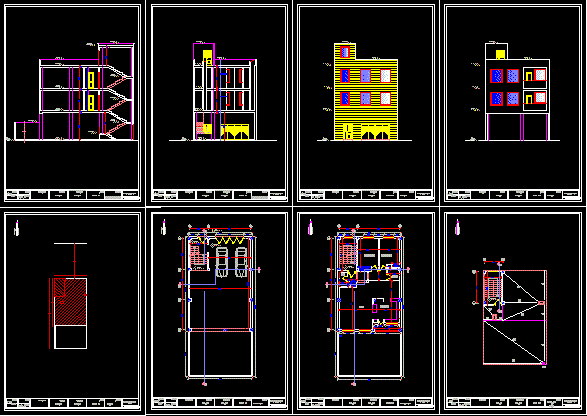 Planos de arquitectura de vivienda