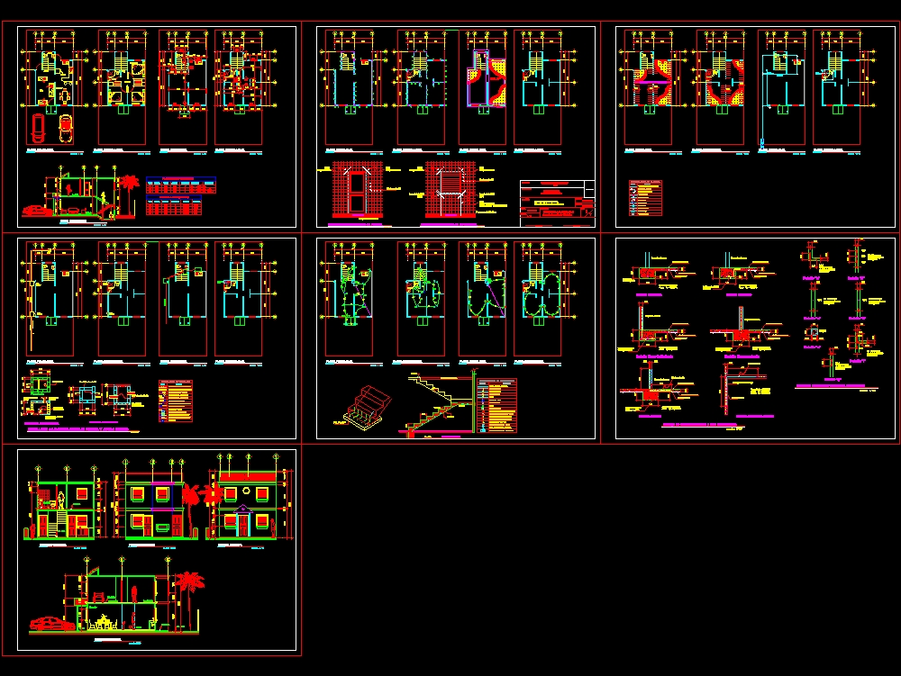 House 80 Mts2 In AutoCAD | CAD library