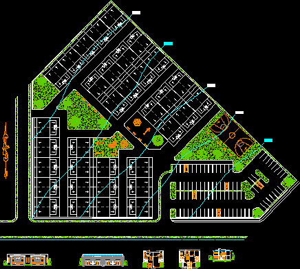 Urbanizacion de viviendas en hilera