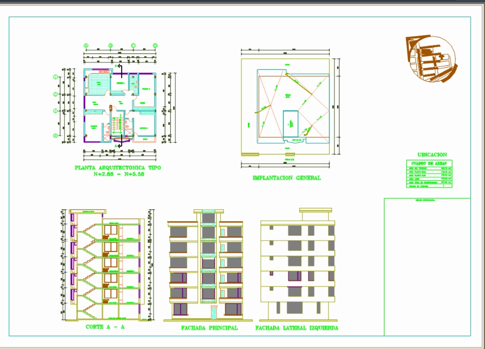 Proyecto de Vivienda Multifamiliar 2D