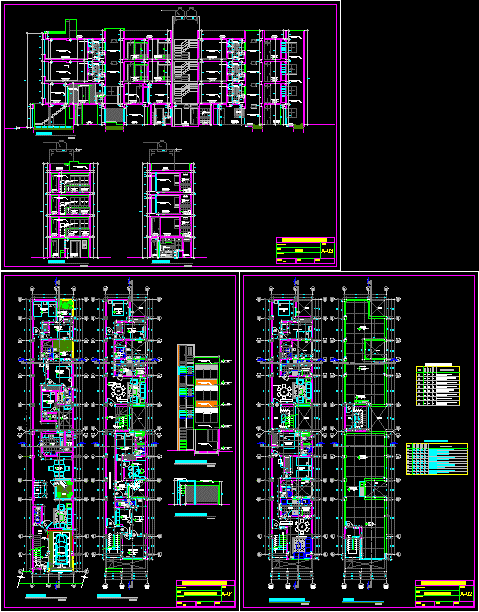 Proyecto residencial de 4 pisos