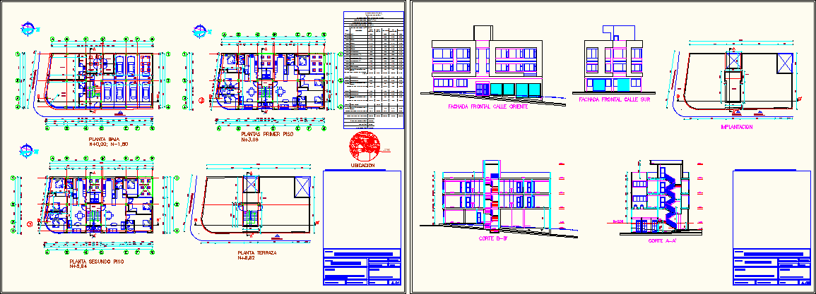 Edificio de departamentos con comercio