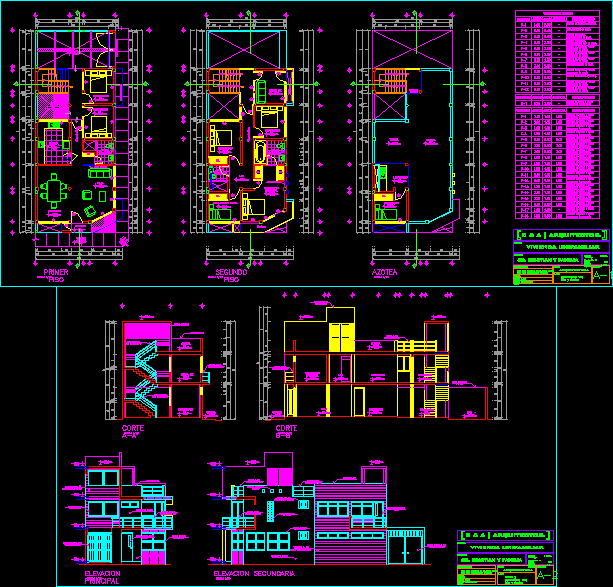 Vivienda unifamiliar - dos pisos esquina -