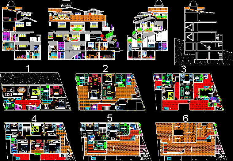 Edificio multifamiliar 5 plantas