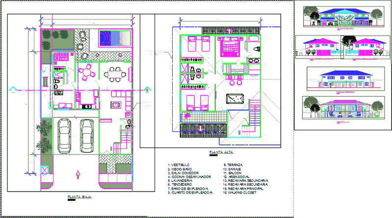 Complejo residencial duplex