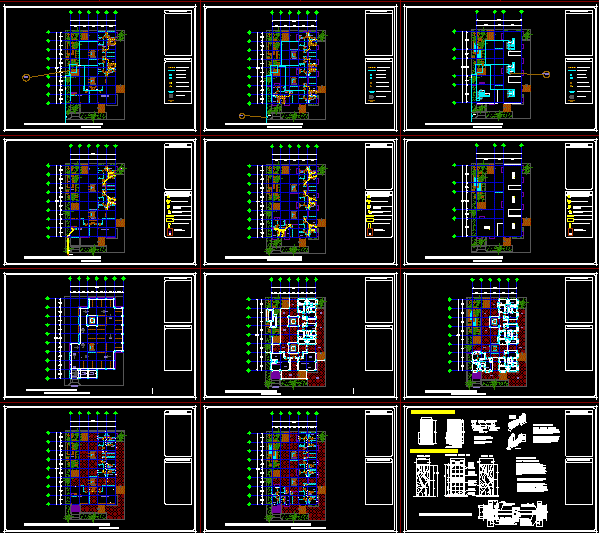 Plano de vivienda vertical