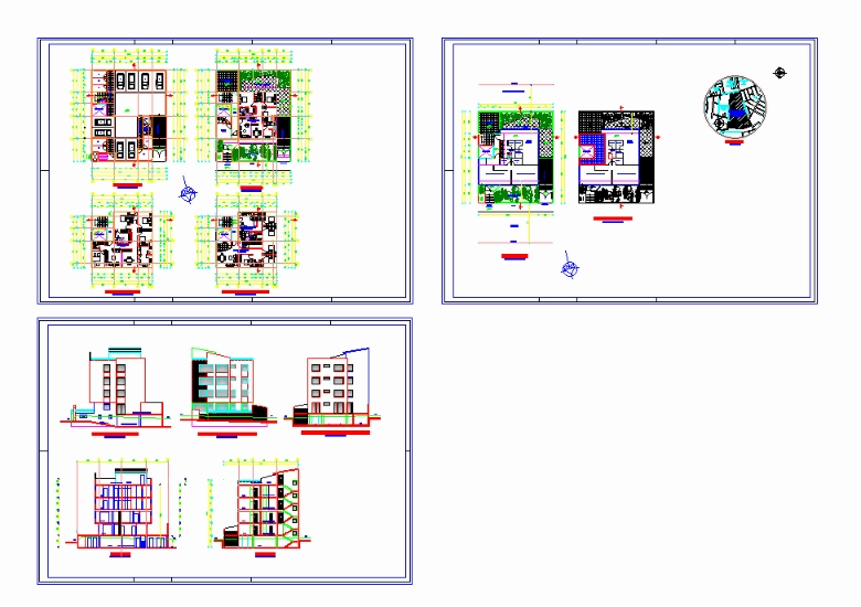 Plano Completo de Edificio Multifamiliar 23 Plano Completo de Edificio Multifamiliar