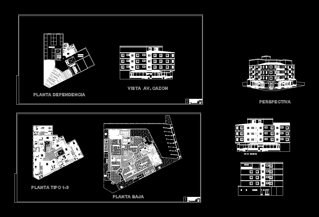 Edificio multifamiliar con locales