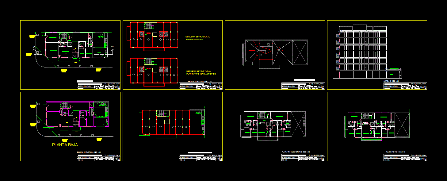 Proyecto edificio de 6 plantas