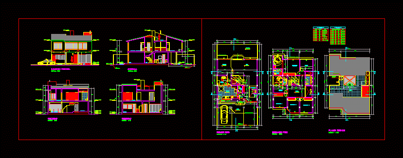 Vivienda unifamiliar de 200m2 (2niveles)