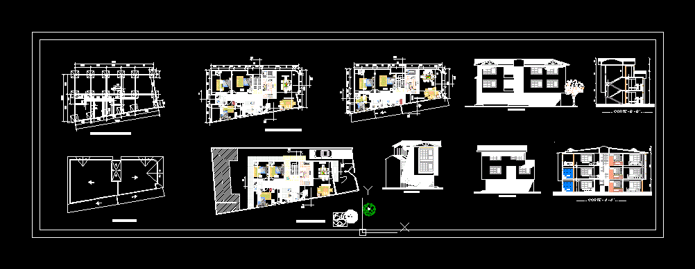plano de construção de 2 níveis