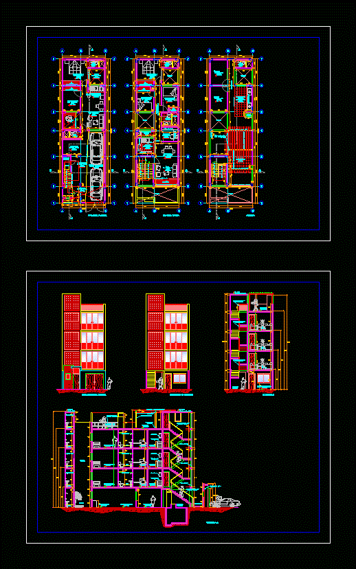 Vivienda multifamiliar 3 niveles