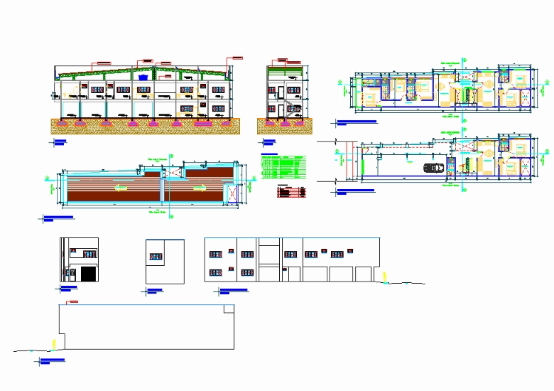 Plano Completo de Villa Residencial
