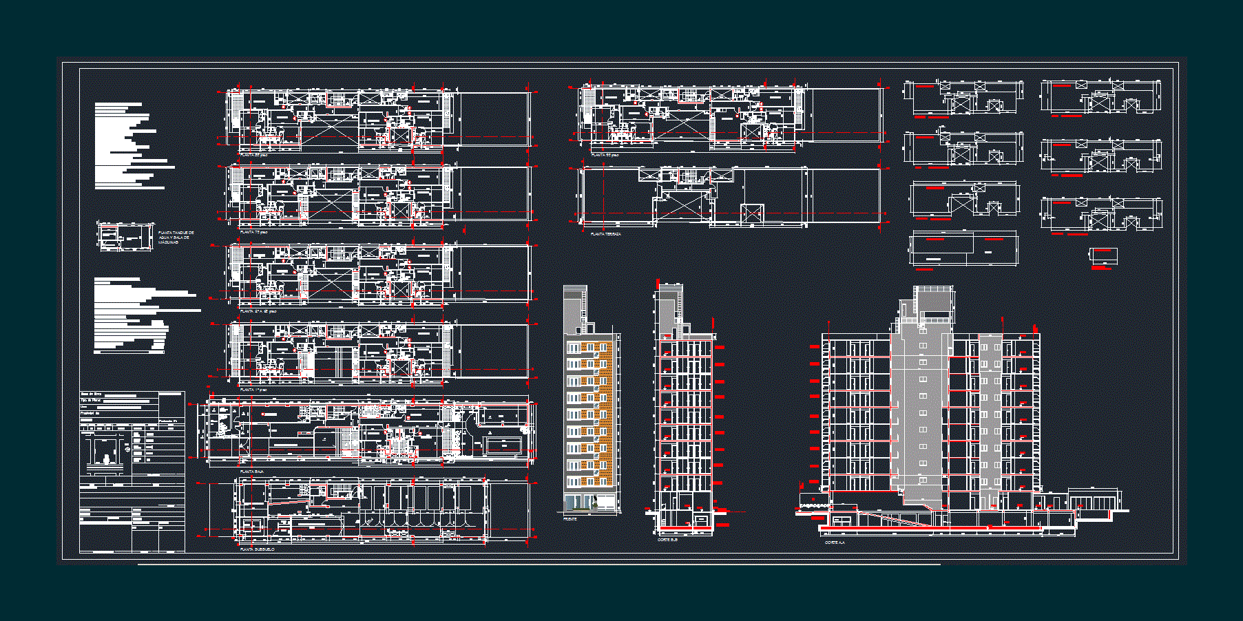 Edificio vivienda colectiva de 9 pisos