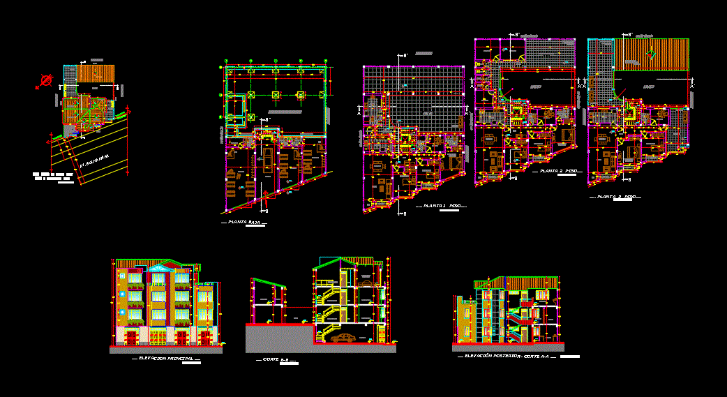 Vivienda multifamiliar y comercial