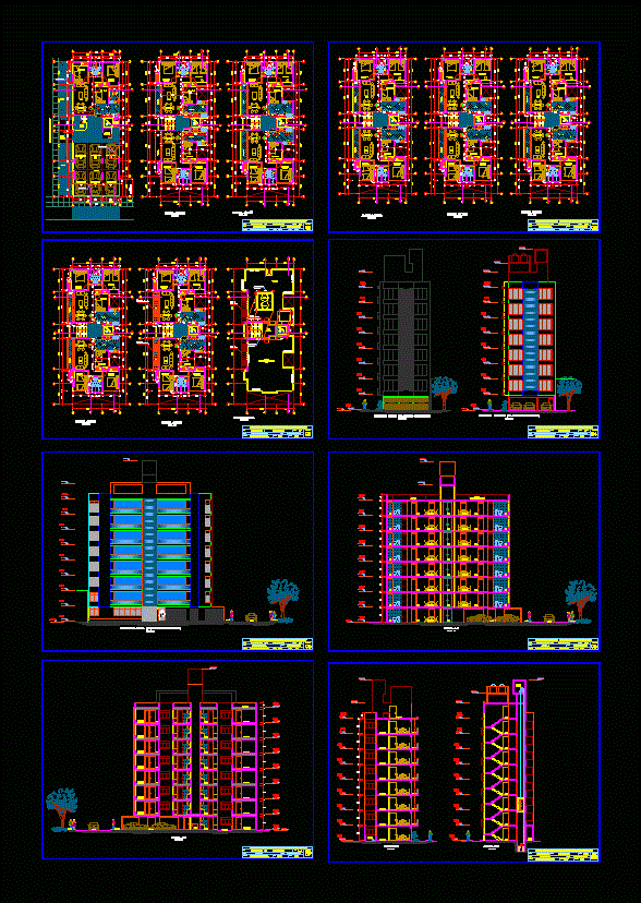 Edificio multifamiliar de 8 pisos