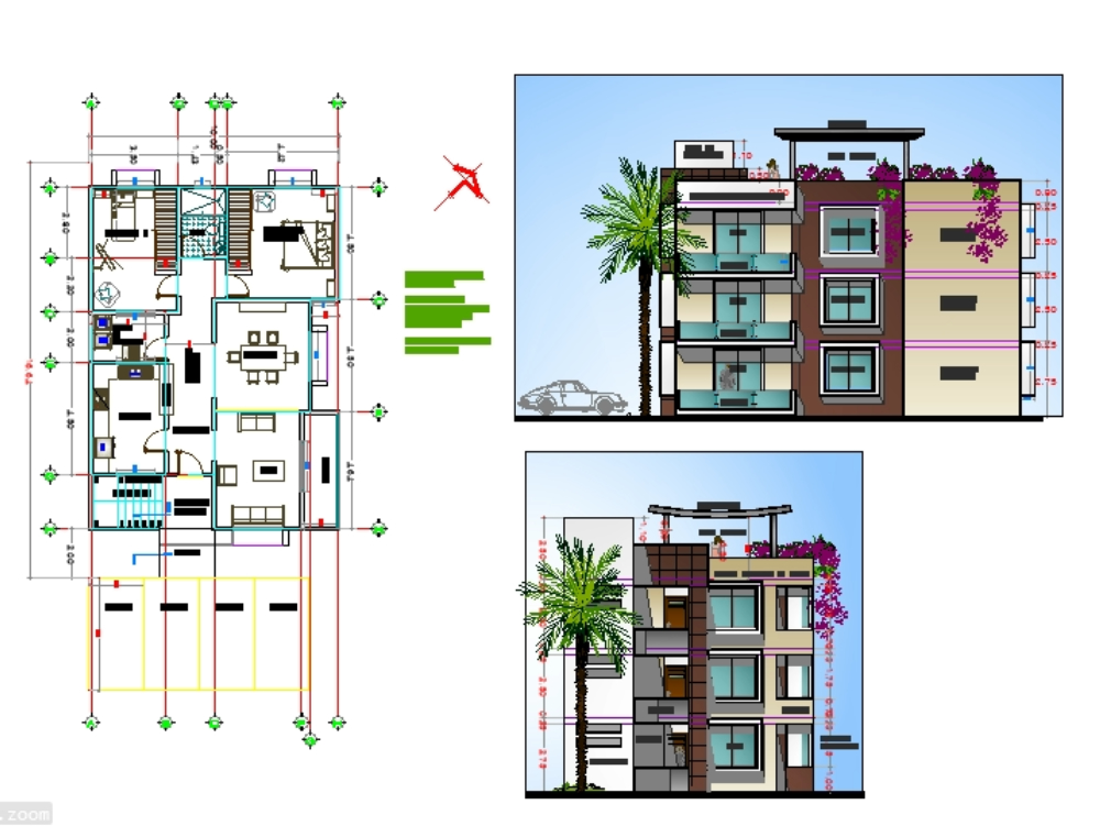 Proyecto de Vivienda Multifamiliar Moderna