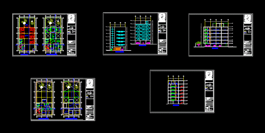 Edificio de departamentos 5 niveles